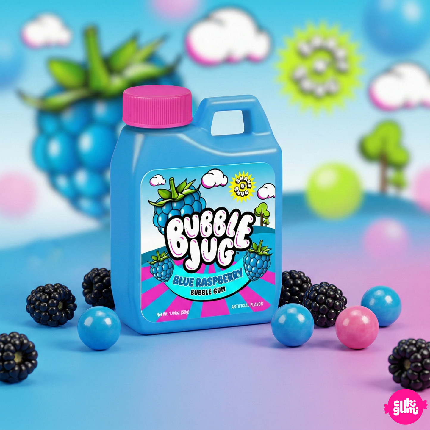 Mini Kanna Kék Málna Rágógumi Cukorka 55 g