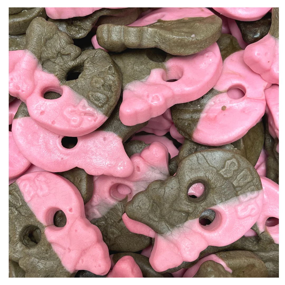 halloweeni bubs málna medvecukor koponya