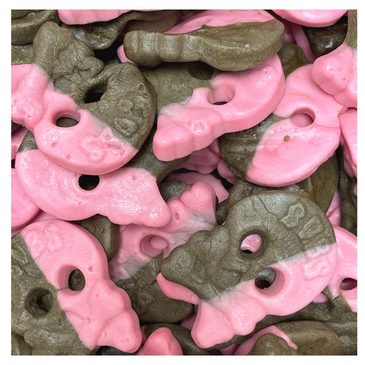 halloweeni bubs málna medvecukor koponya