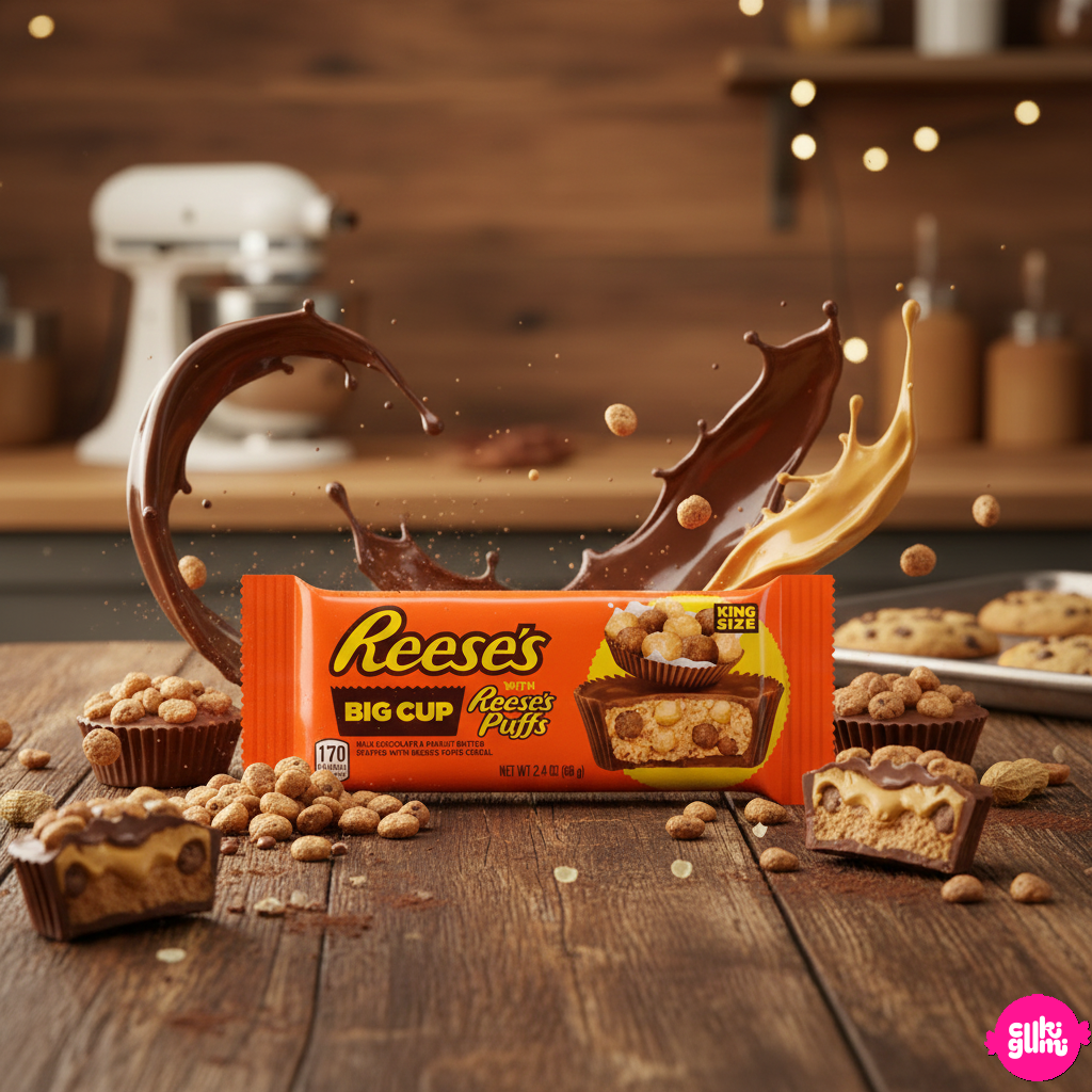 Reese’s Puff-Ropogós Mogyoróvajos Csokikorong 68g