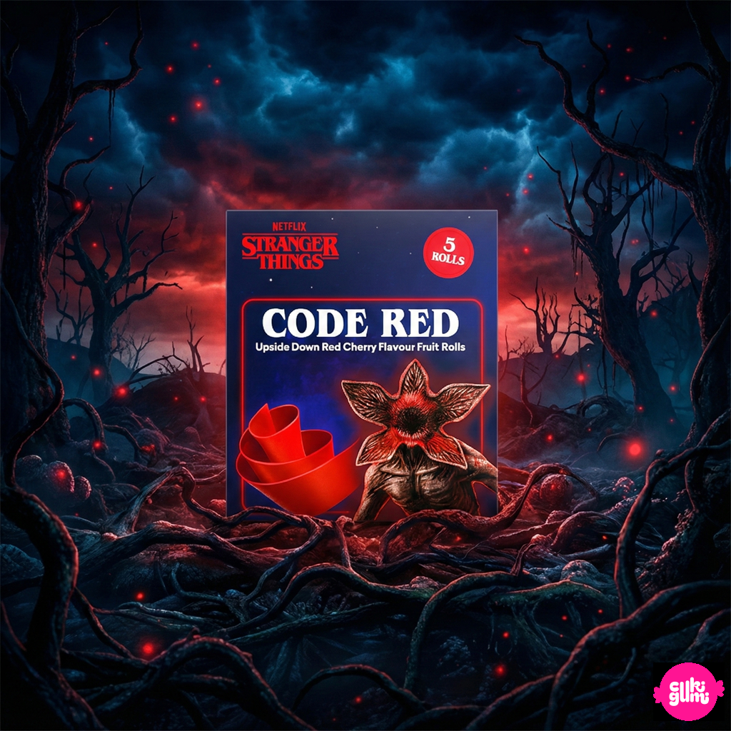 Stranger Things Fruit Rollers Red Cherry - Cseresznyés 60g