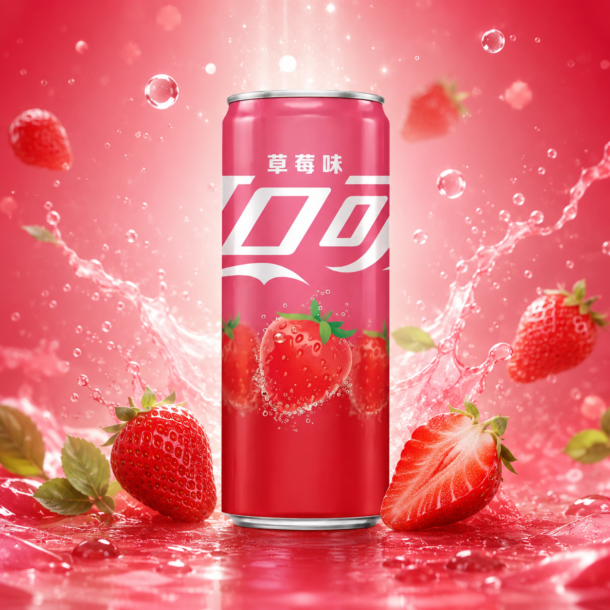Coca-Cola Strawberry China 330ml – Epres Ízű Szénsavas Üditőital