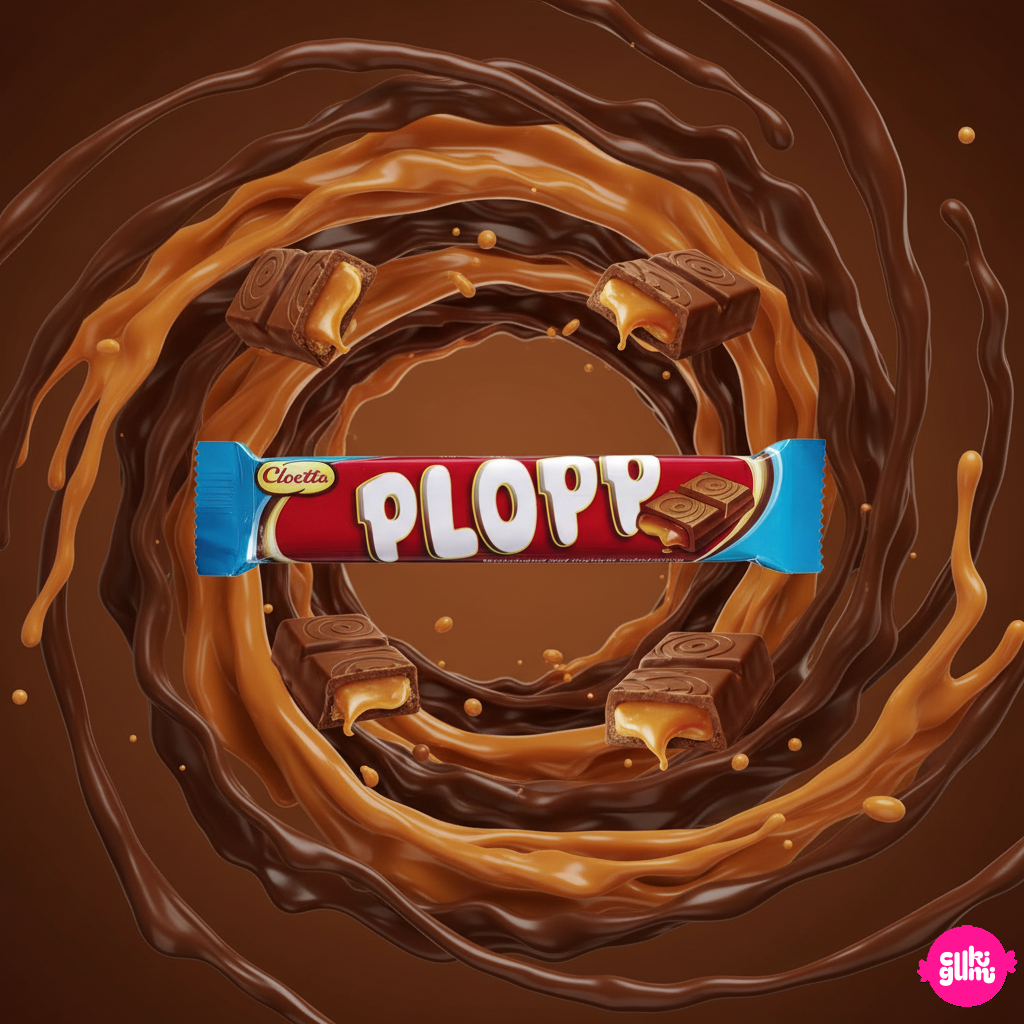 Cloetta Plopp – Tejcsokoládé karamellás töltelékkel 50g