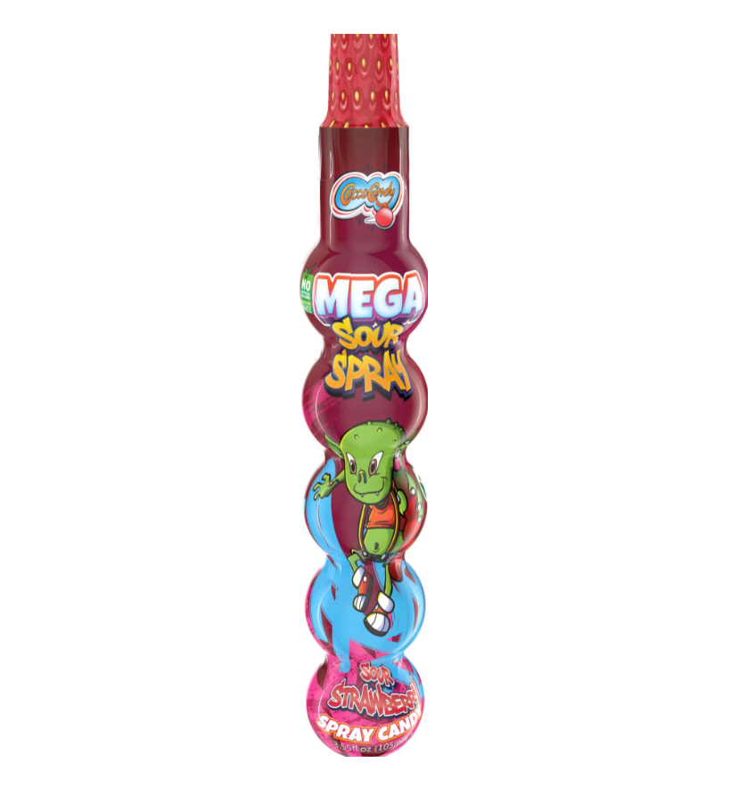 Sour Spray - Savanyú Spray (4 féle: Eper, Málna, Cola, Görögdinnye) VEGÁN 105ml
