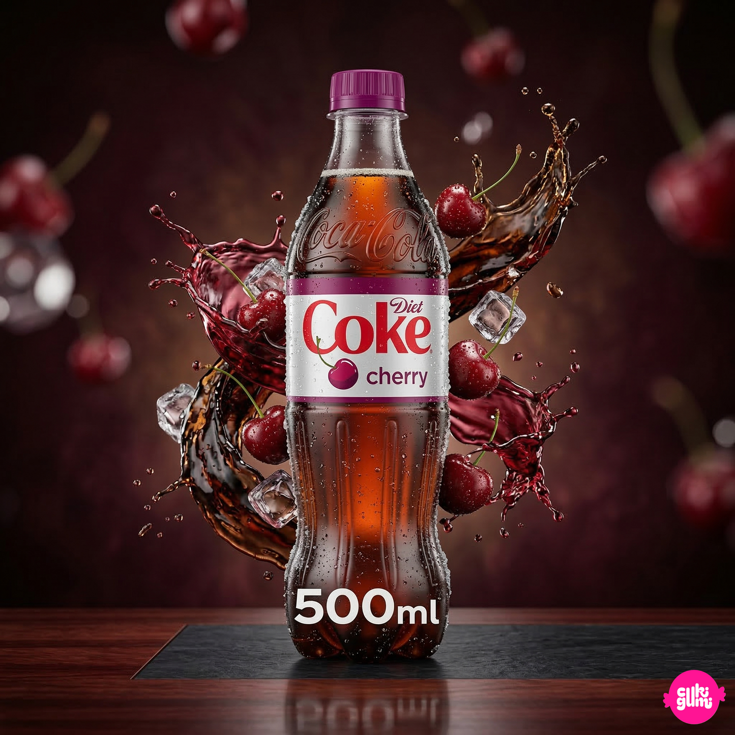 Coke Cseresznye Ízű Cukormentes Szénsavas Üdítőital 500 ml 2026.05.31