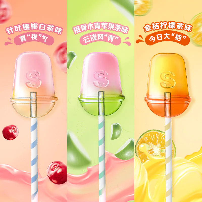 Skittles Fruit Tea Lolly – Gyümölcstea ízesítésű nyalóka 54g