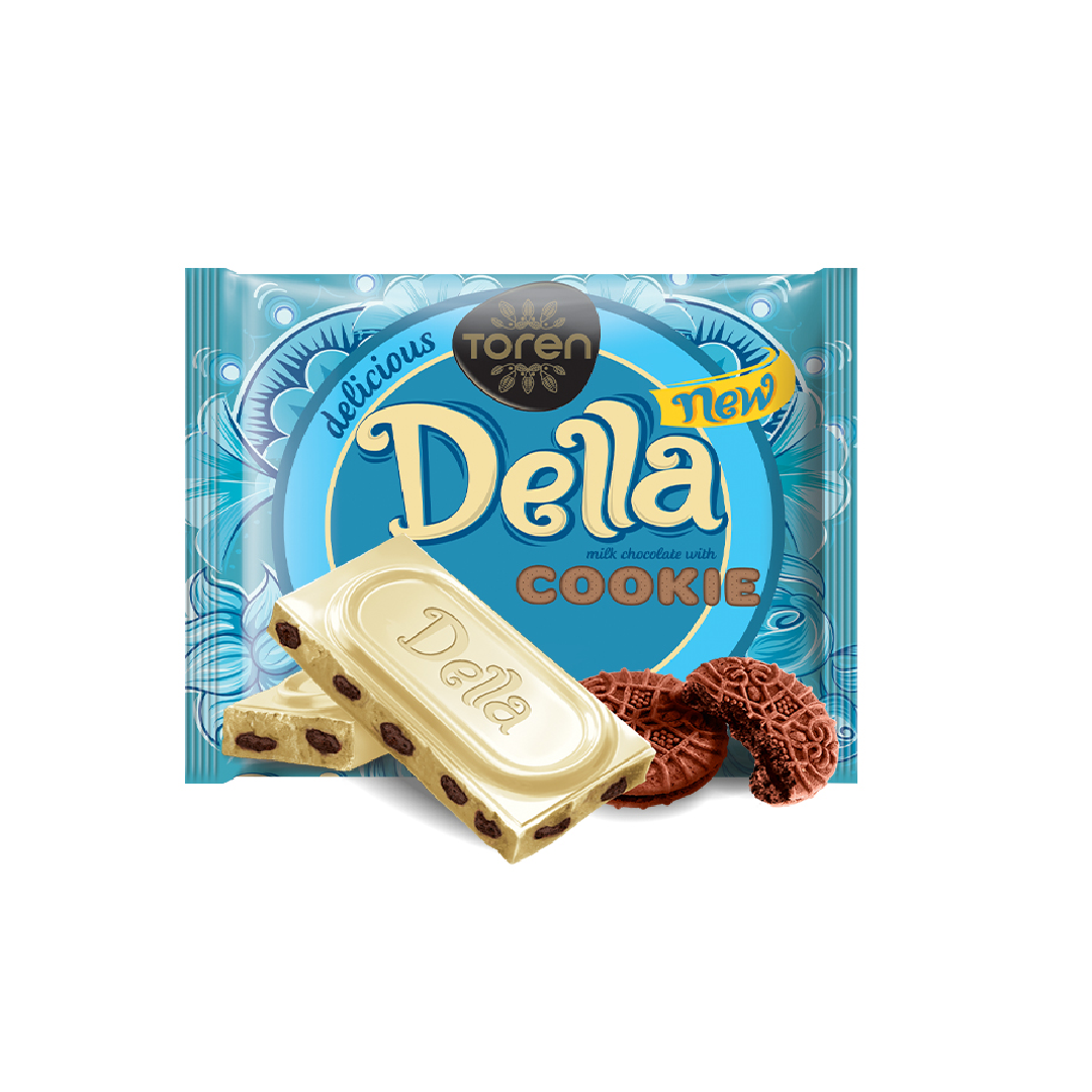 TÖREN DELLA fehér csokis kekszes szelet 52 gr