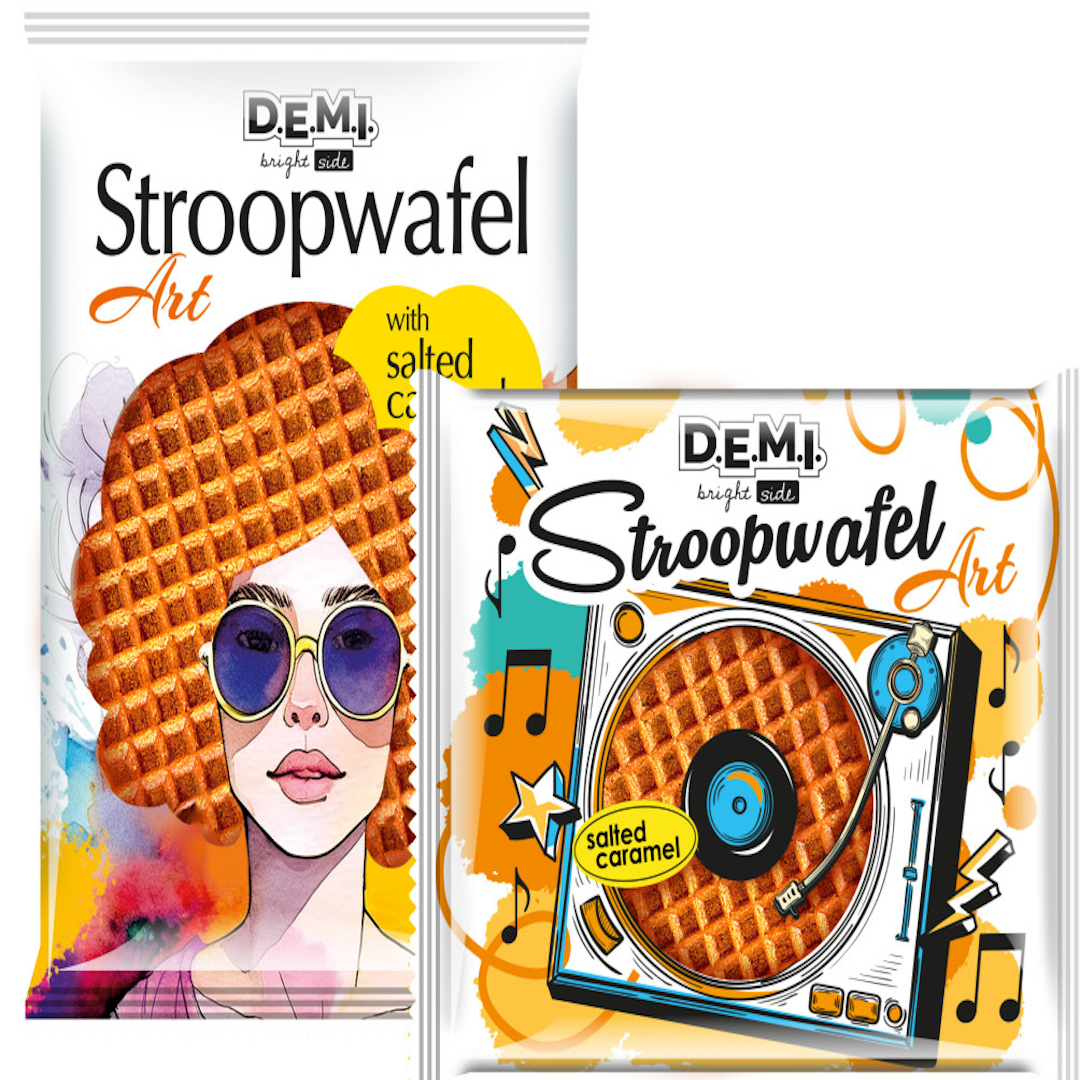 Demi Art - Holland szirupos ostya Sós-karamellás 33g