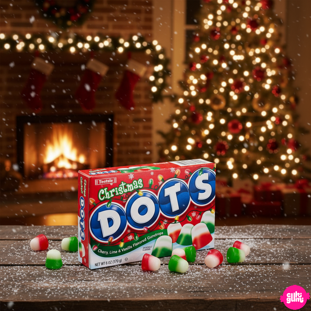 Dots Festive Holiday Flavors – Karácsonyi gyümölcsízű zselés cukorka 170g