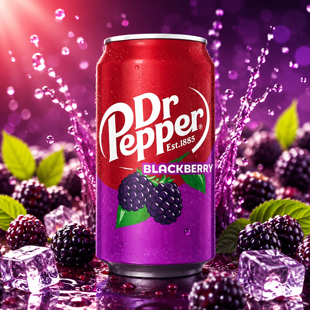 Dr Pepper Blackberry 355ml – Szederízű Amerikai Szénsavas Üditőital
