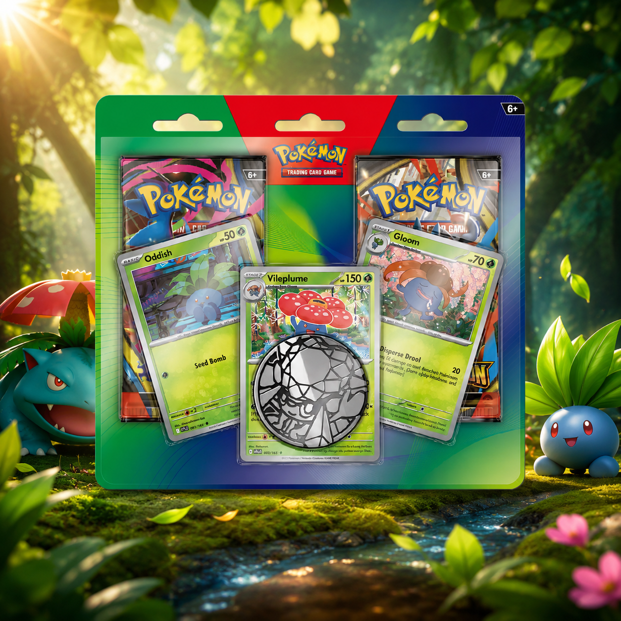 Pokémon TCG Enhanced 2-Pack Blister: Oddish, Gloom & Vileplume