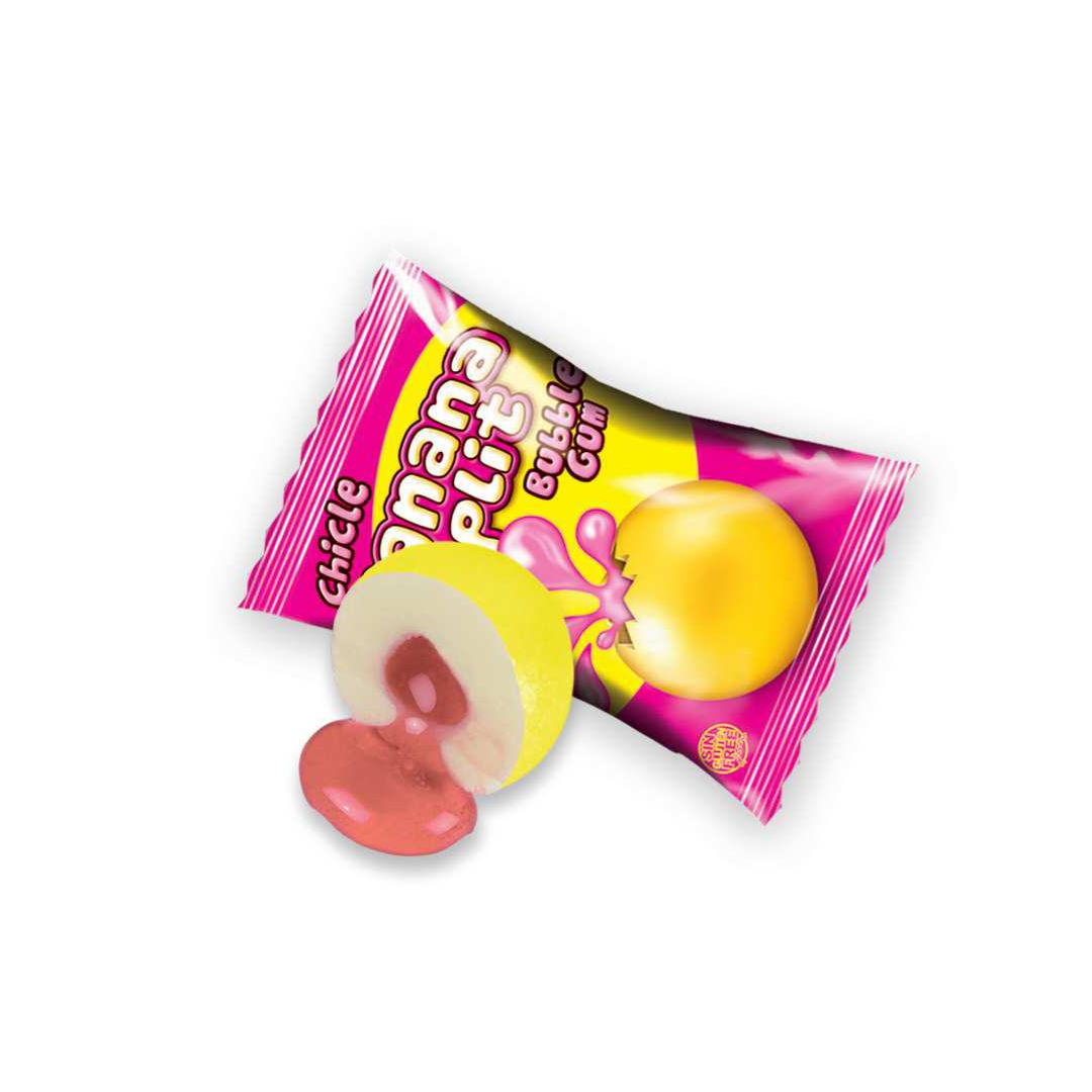 FINI Wrapped Banana Split Rágógumi 5g