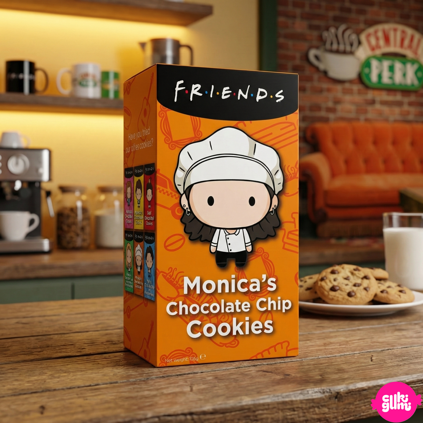 Friends (Jóbarátok) Cookies Monica's Chocolate Chip 150g – Monica csokidarabos amerikai stílusú keksze