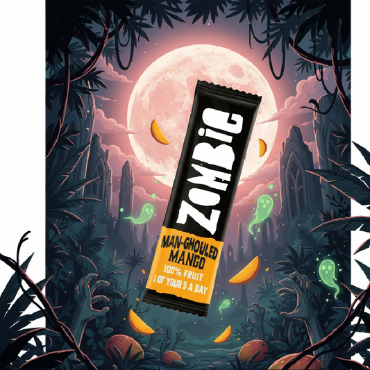 Zombie Death Bar – Mangós Gyümölcslapka Halloweenra 25g