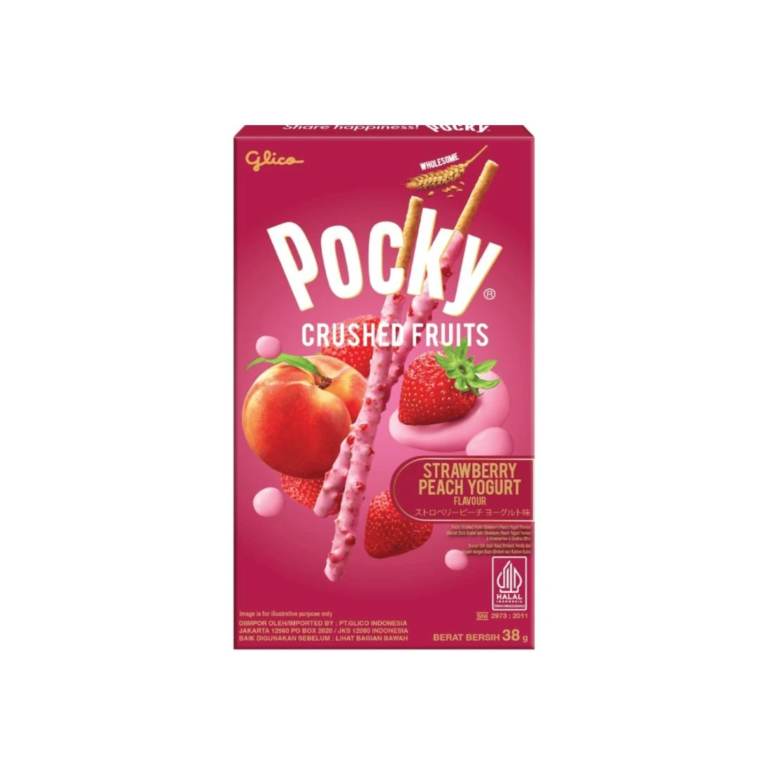 Glico Pocky Epres-Őszibarackos Joghurtos (38g)