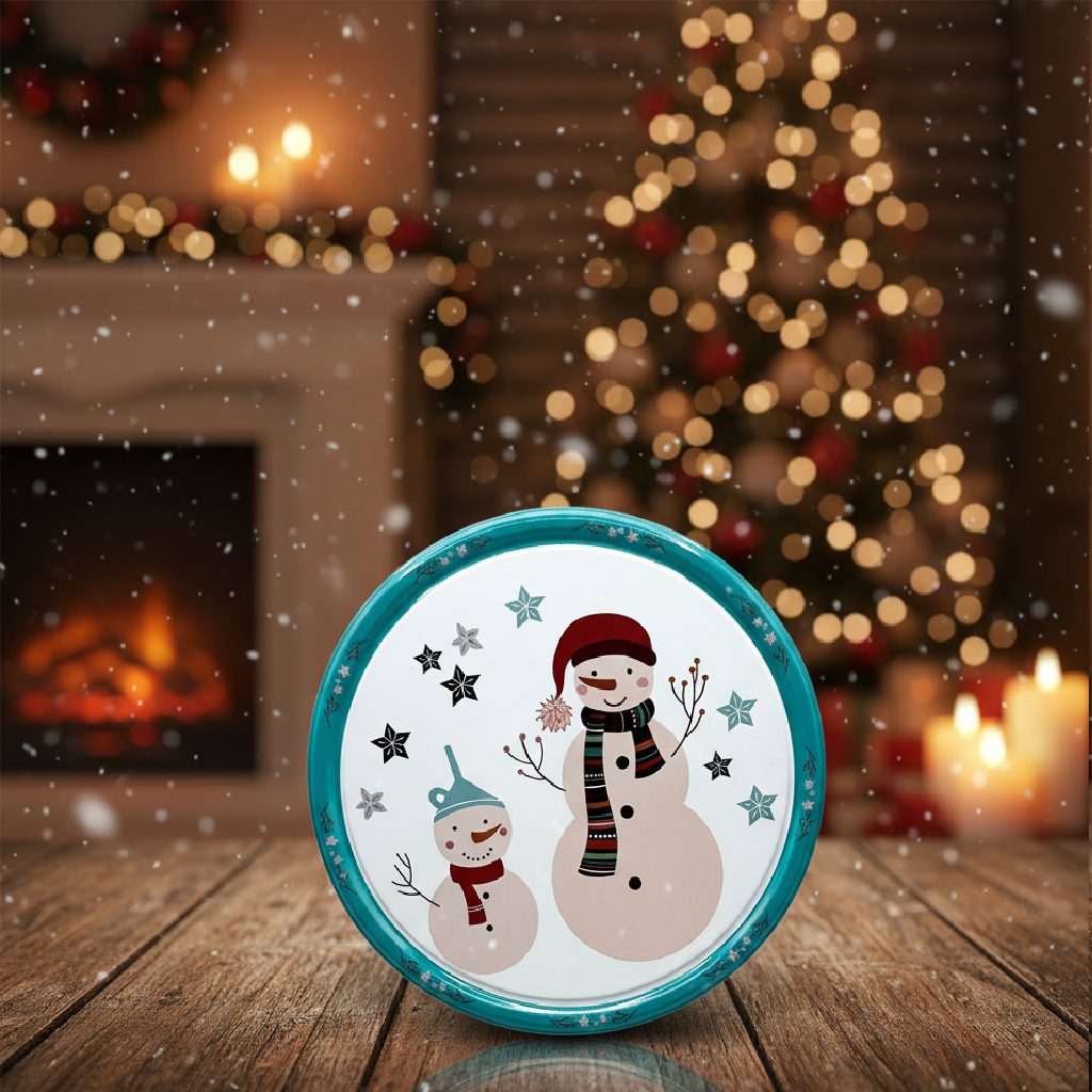 Jacobsens Nyúl Péter és barátai karácsonyi dán vajas keksz hóember mintával