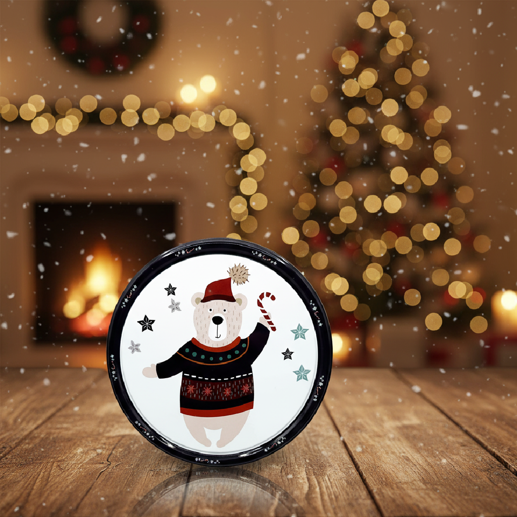 Jacobsens Nyúl Péter és barátai karácsonyi dán vajas keksz jegesmedve minta