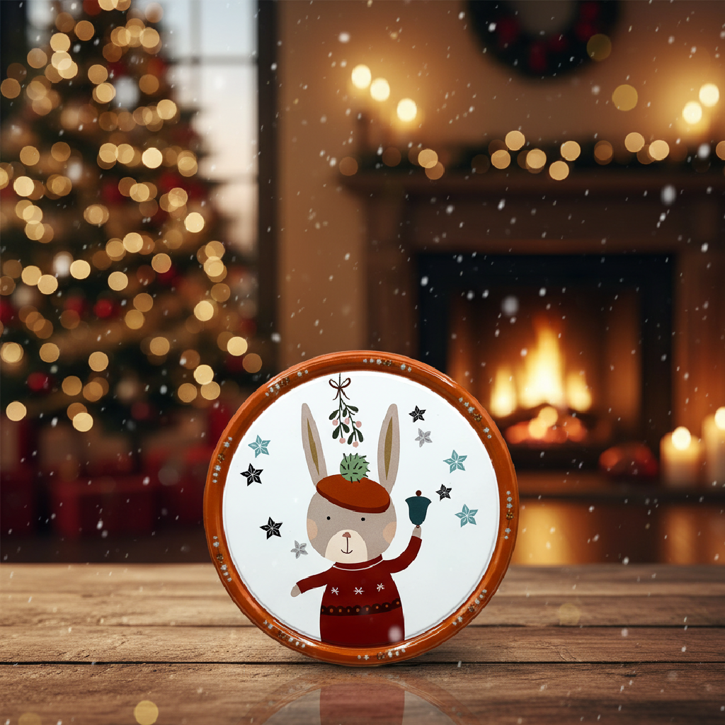 Jacobsens Nyúl Péter és barátai karácsonyi dán vajas keksz nyuszi mintával