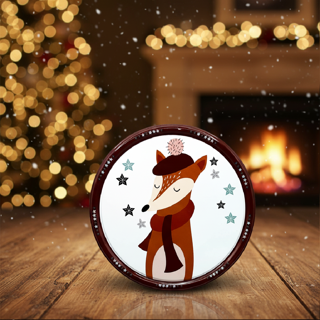 Jacobsens Nyúl Péter és barátai karácsonyi dán vajas keksz róka mintával