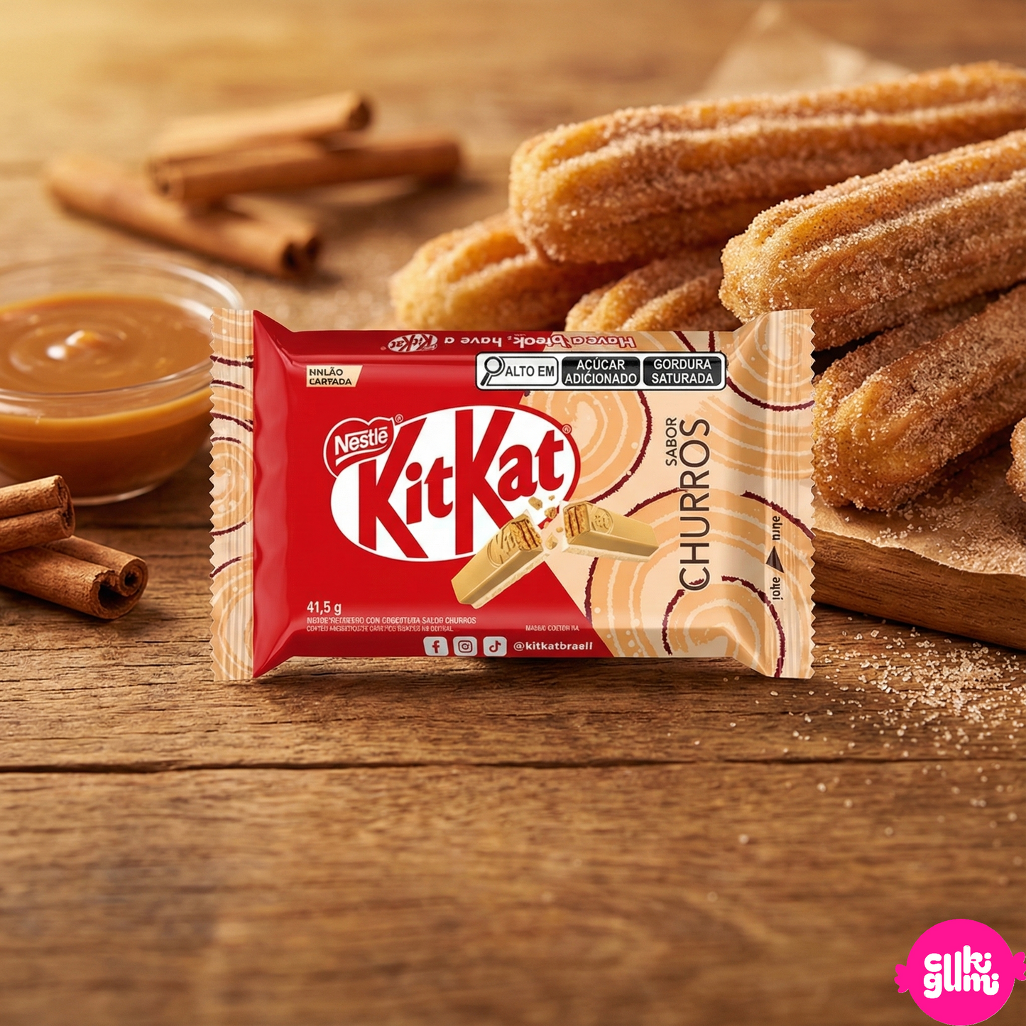 KitKat Churro – Fahéjas Churros Ízvilágú Csokoládés Ostyaszelet 41,5 g