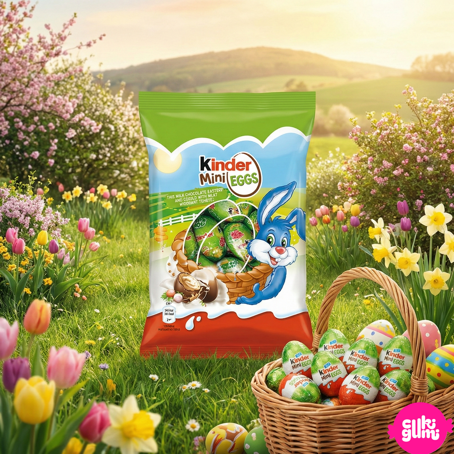 Kinder Mini Eggs – Tejes-mogyorós krémmel töltött mini csokitojások 75 g