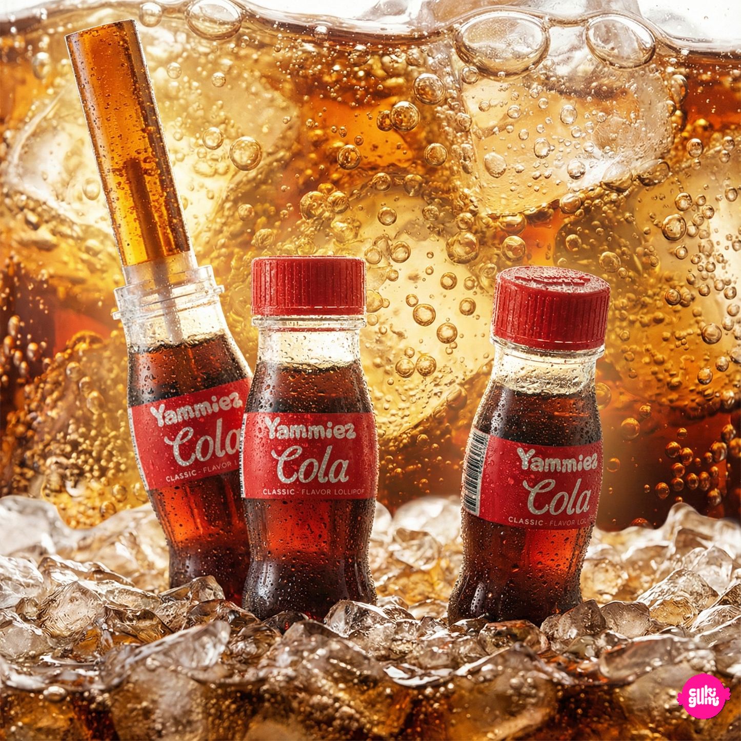 Patrelle Yammiez Kólás Üveg Nyalóka 15 g