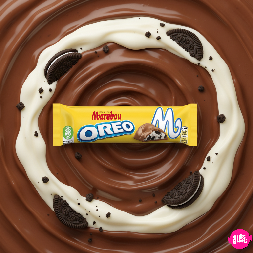 Marabou Oreo – Tejcsokoládé vaníliás krémmel és Oreo darabokkal 37g