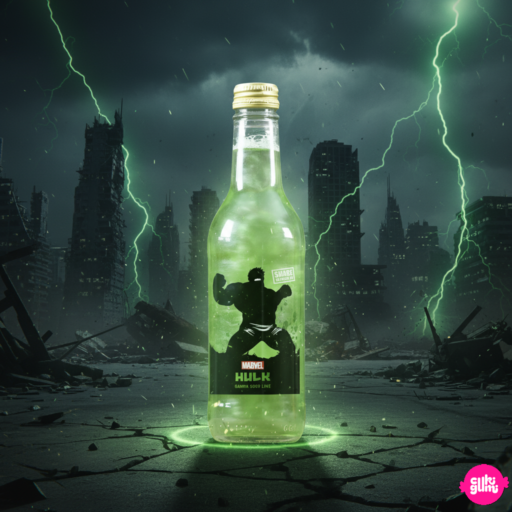 Marvel Hulk Gamma Sour Lime – Savanyú lime ízű szénsavas ital 330ml