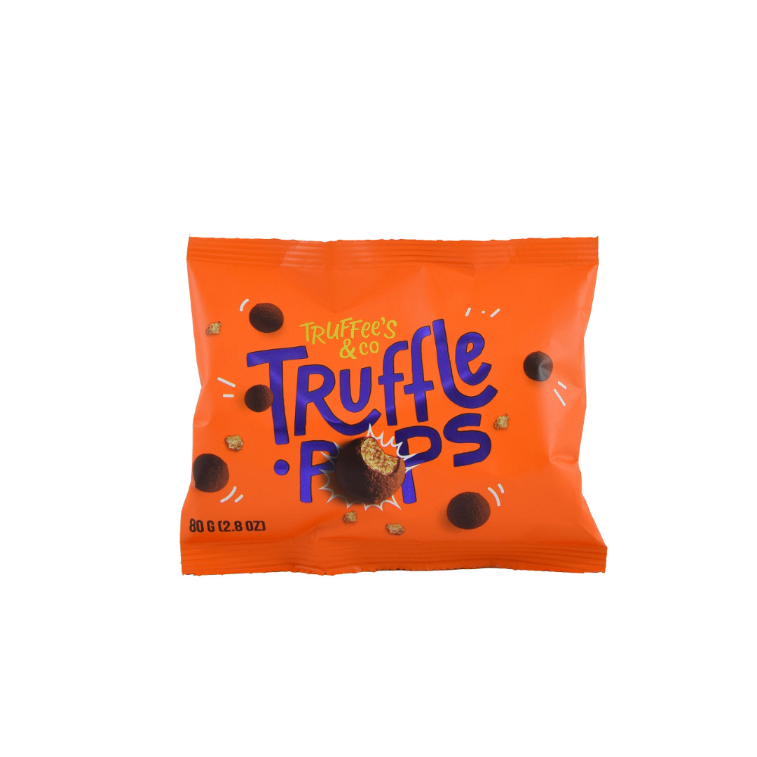Mathez Truffle Pop Trüffel drazsé kekszdarabokkal 80g
