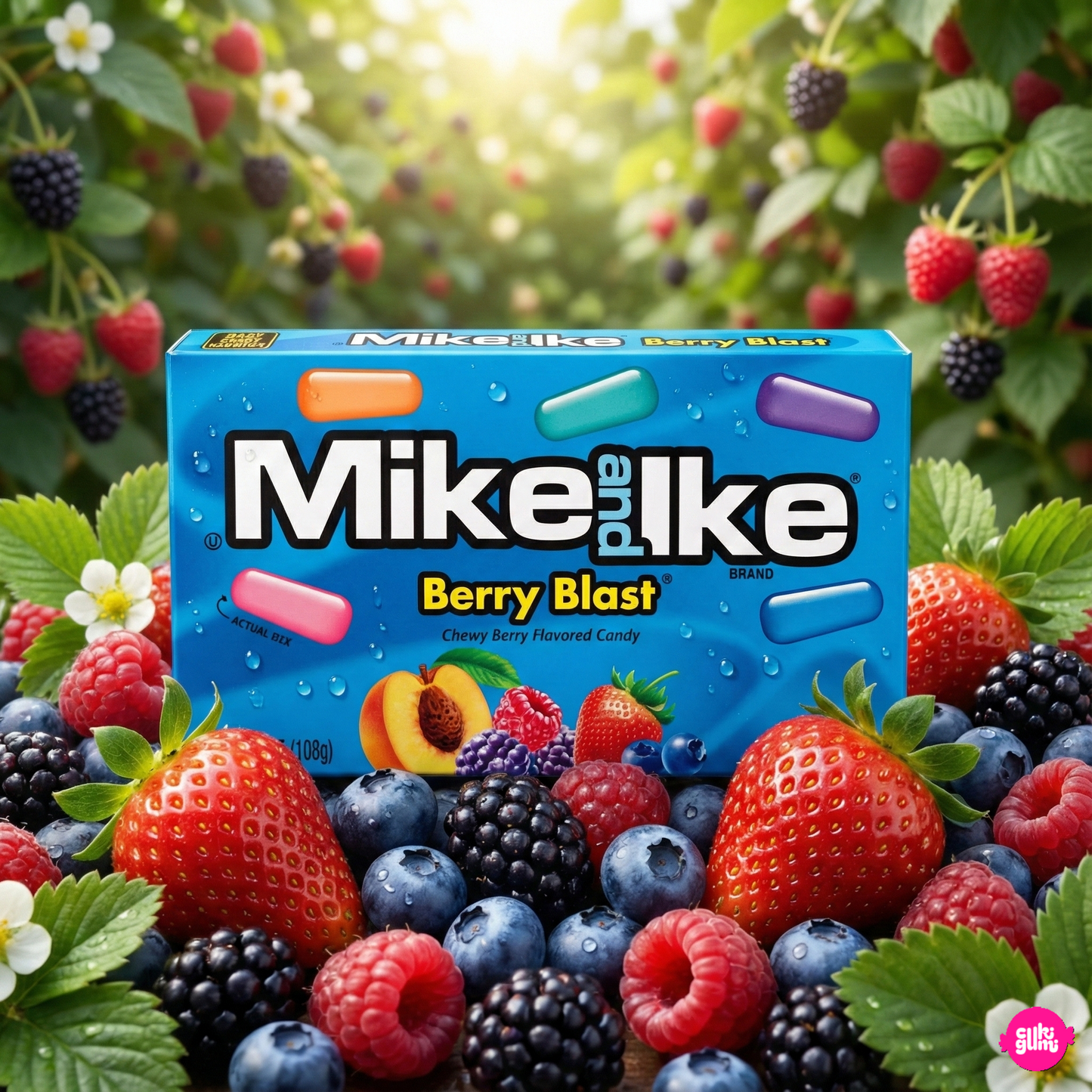 Mike and Ike Berry Blast – Bogyós Gyümölcsös Rágófalatok 22g
