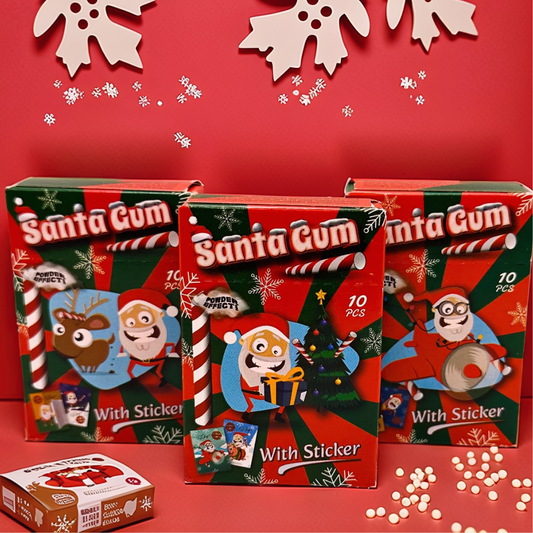 Mikulás Cigi Rágógumi Meglepetés Matricával 35g