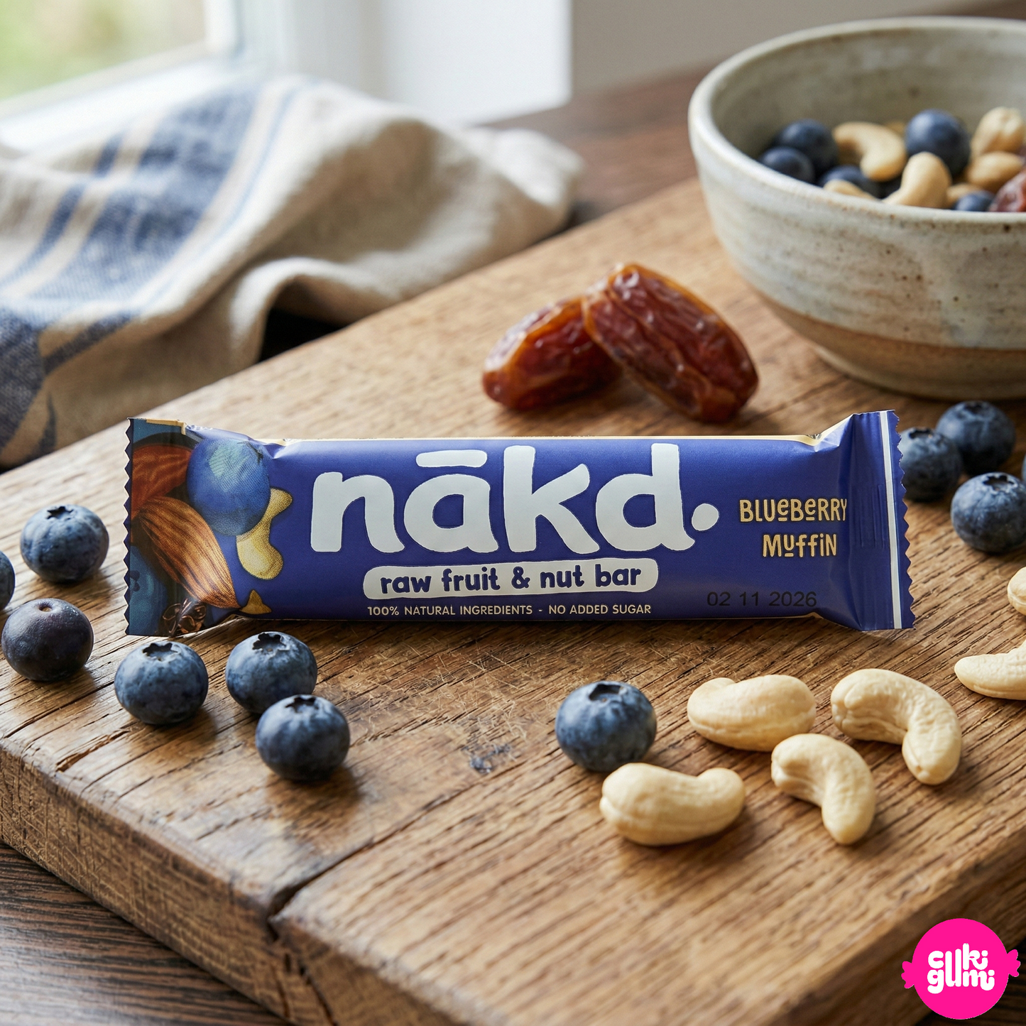 Nakd Áfonyás Gyümölcsös-Diós Szelet 35 g