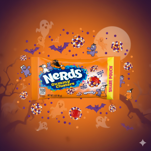 Nerds Gummy Clusters Spooky 85g - Kísérteties Gumicukor