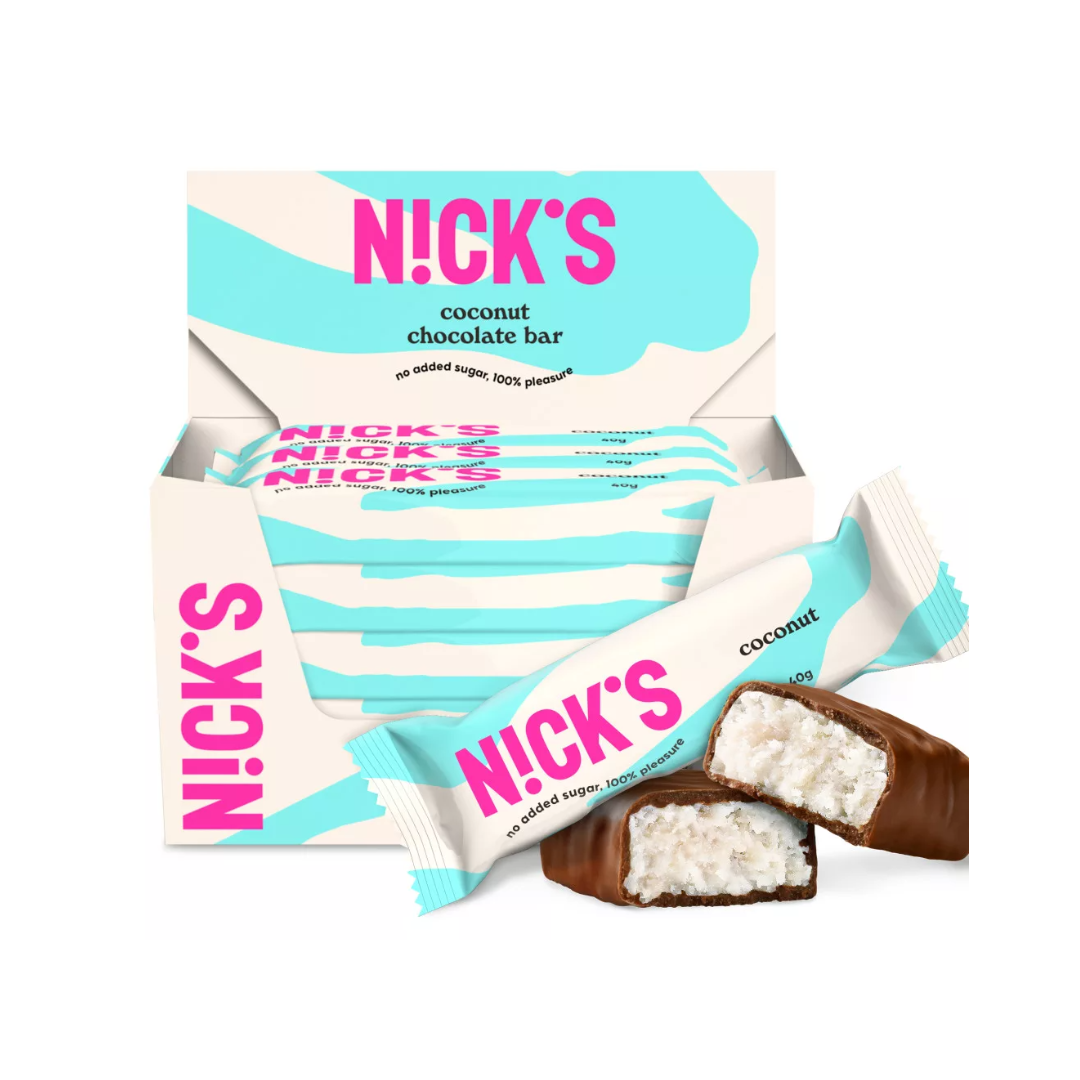 Nick's Kókuszos Csokoládé Szelet 40g