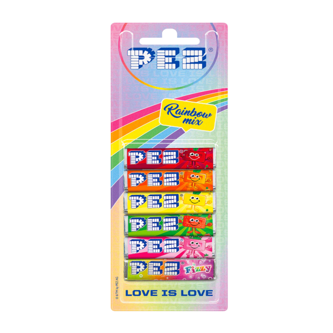 PEZ Szivárvány Mix Csomag 68g