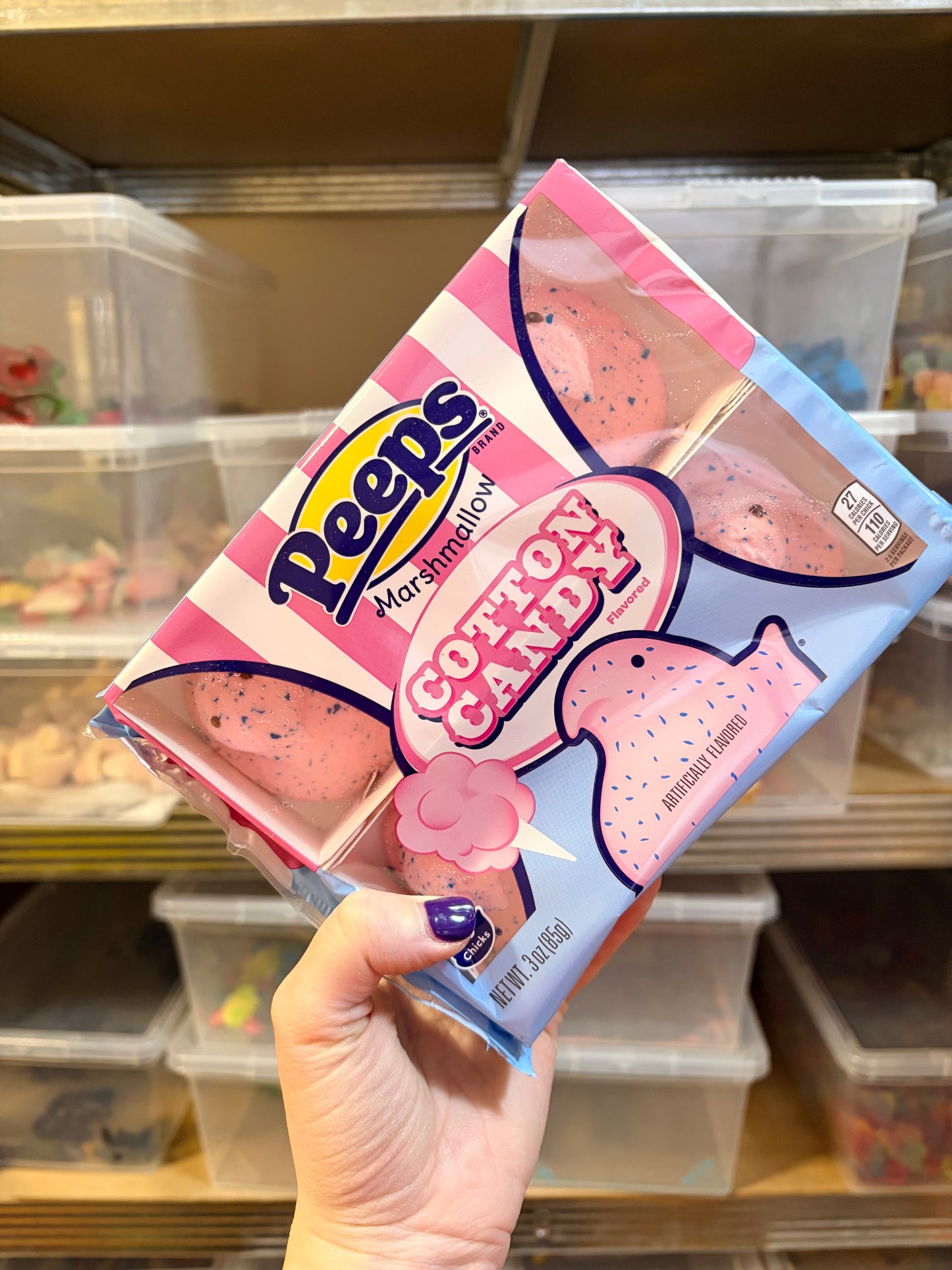Peeps Vattacukor ízű pillecukor csibék 10 db 85 g
