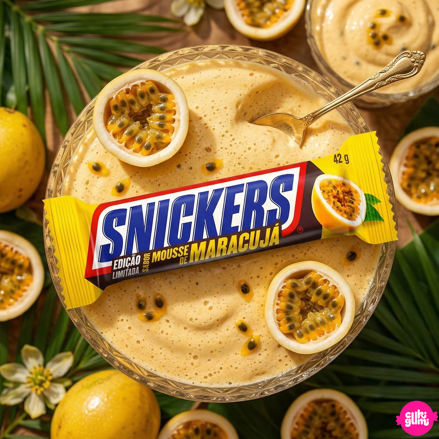 Snickers Maracuja ízű mogyoros csokoládés szelet 42 g