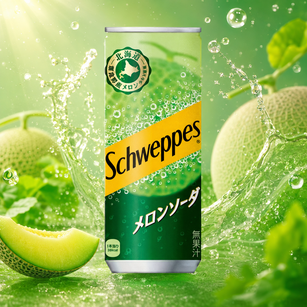 Schweppes Melon 250ml – Dinnyés Japán Szénsavas Üdítőital