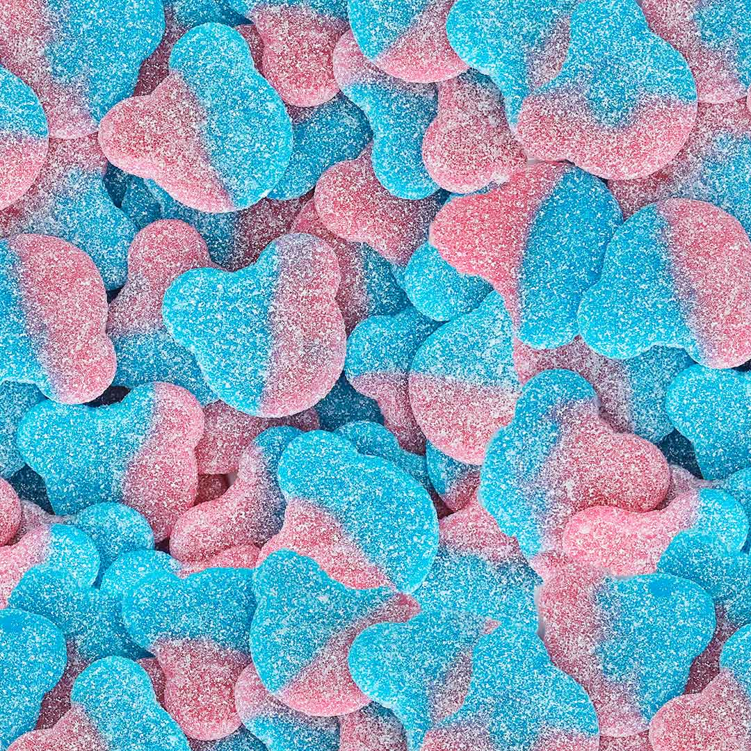 Rágógumi ízű Savanyú Macifejek Gumicukor 100g