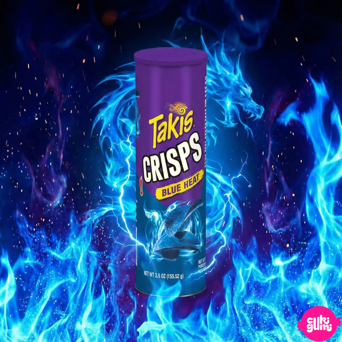 TAKIS Blue Heat Crisp – Extrán Csípős Burgonyachips 156 g