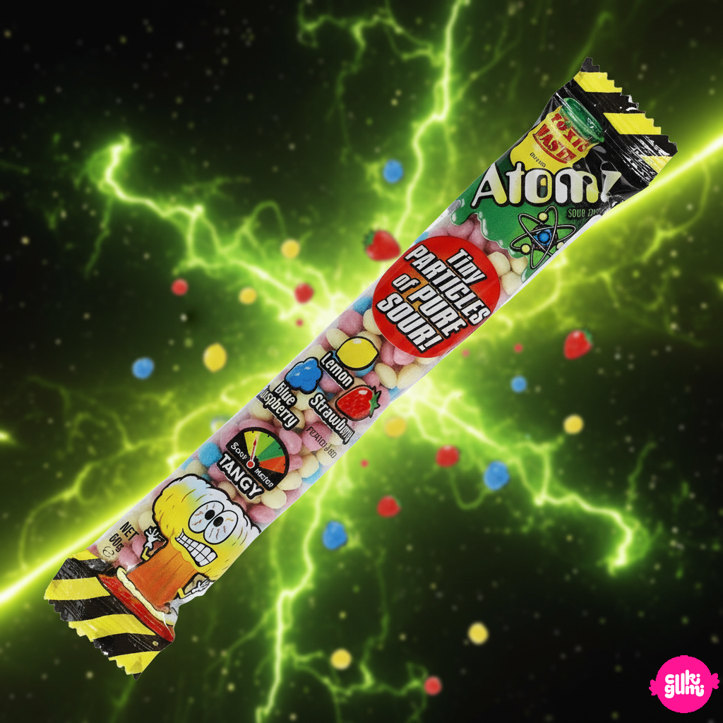 Toxic Waste Atomz – Extra savanyú ropogós cukorgolyók 60g