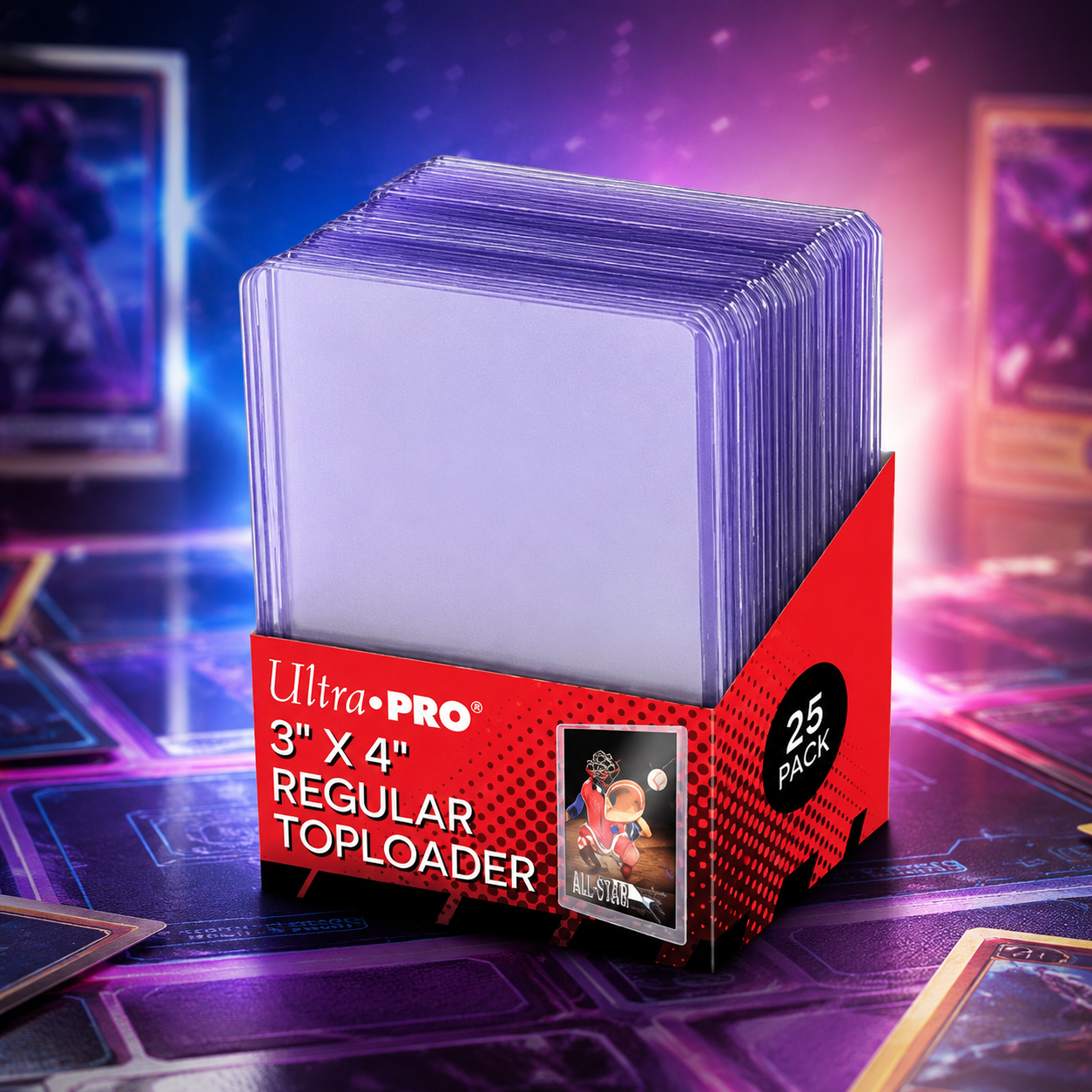 Ultra PRO Regular Toploaders 35PT 3" x 4" – 25 db kártyavédő tok