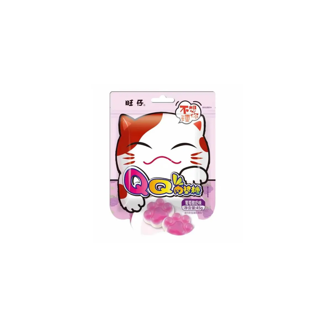 Want Want QQ Grape Yoghurt szőlős yoghurt ízű gumicukor 45g