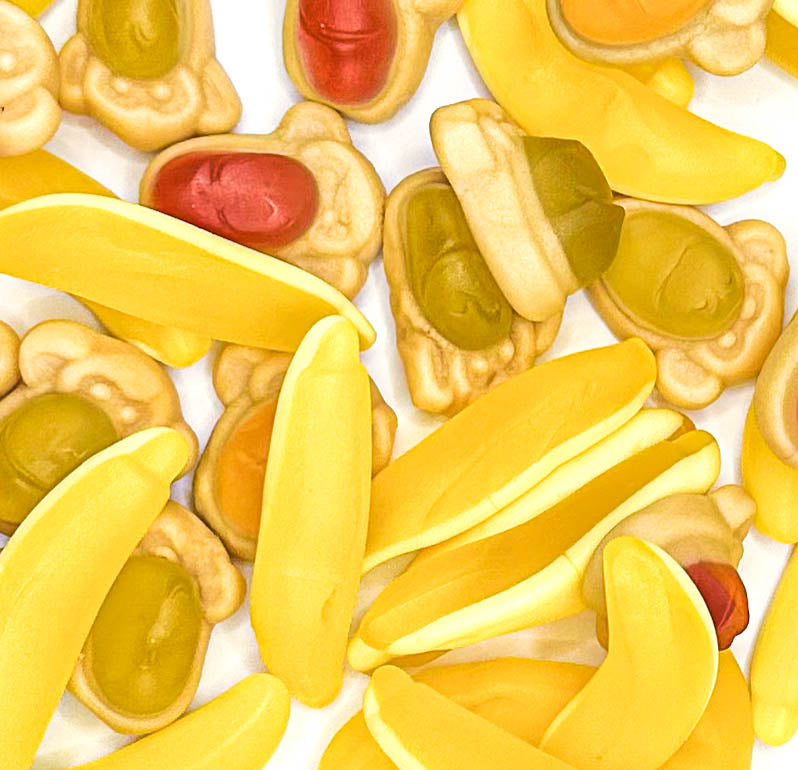 Banán és Majom Gumicukor (100g)