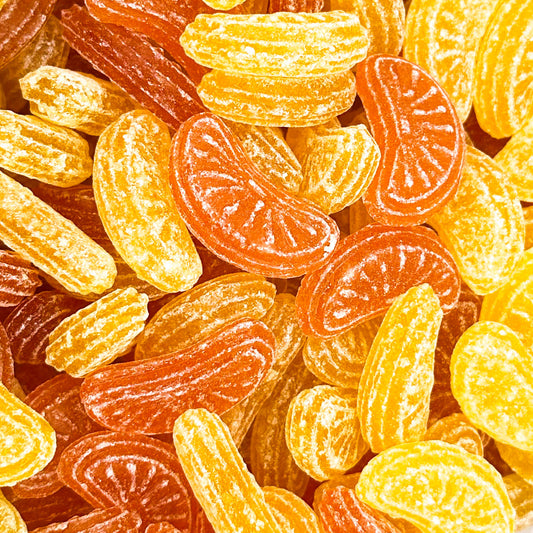 Retro Narancs–Citrom Cukorka Szeletek 100g