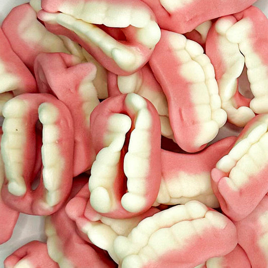 halloween vámpírfogsor gumicukor