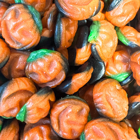 halloweeni tökfej gumicukor