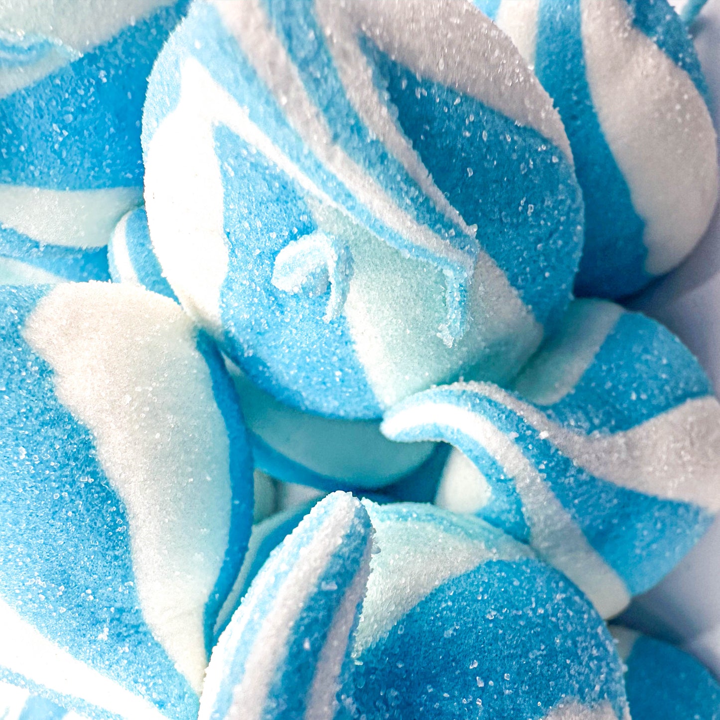 málnás kék-fehér manósapka pillecukor