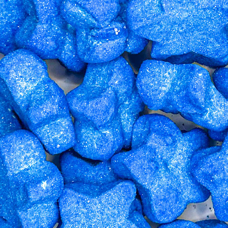 nyelvfestős kék csillag pillecukor