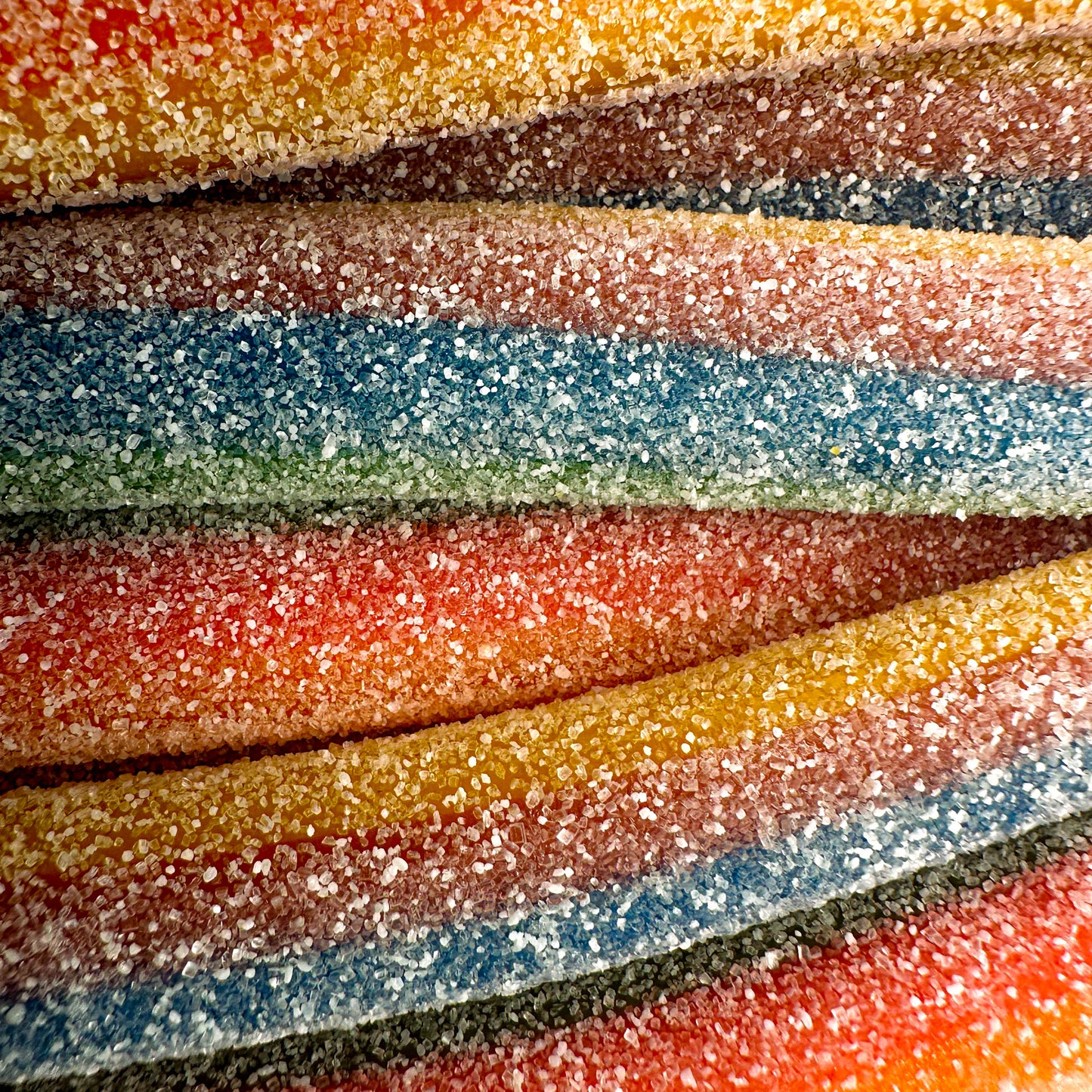 savanyú színes kábel gumicukor